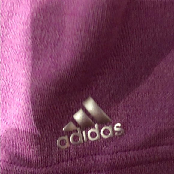 Purple ADIDAS long sleeve shirt with open back - Picture 3 of 3